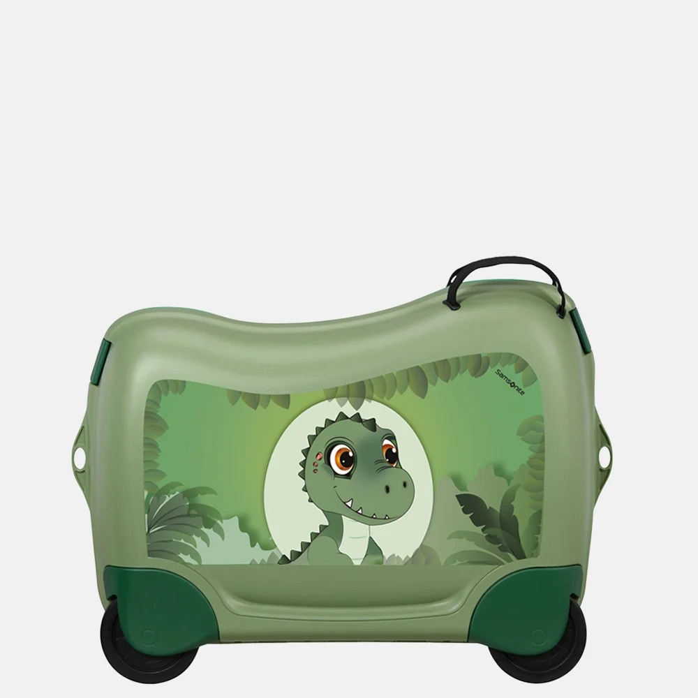 Samsonite Dream2go Ride-On kinderkoffer Dino Rex groen